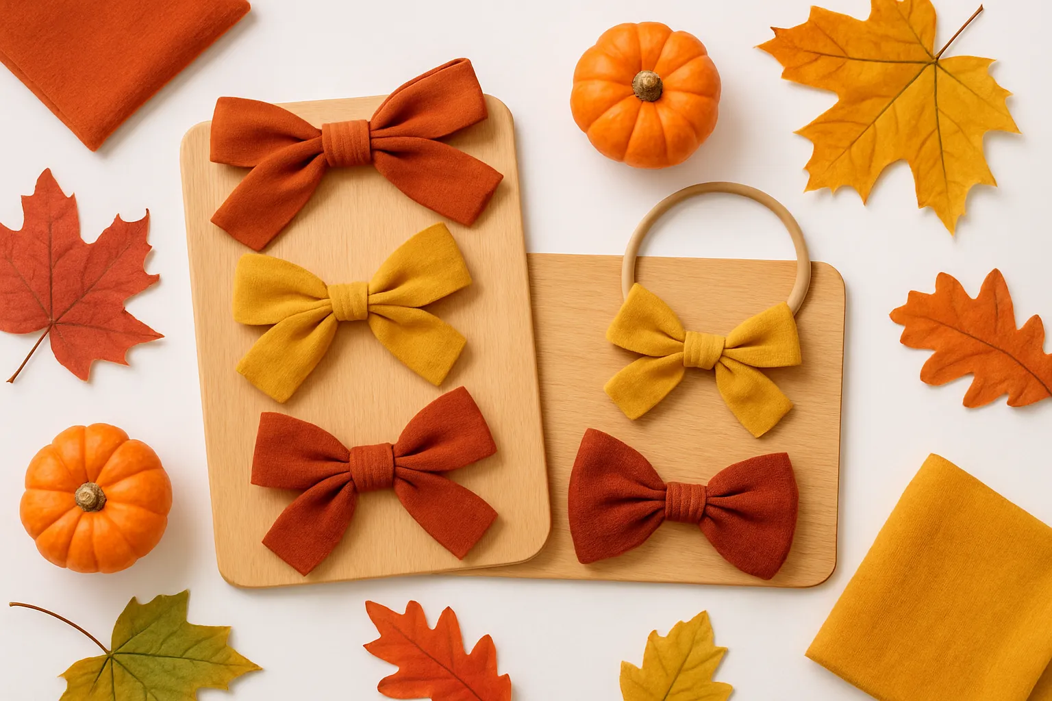 Fall Hair Bows She'll Want to Wear Every Single Day